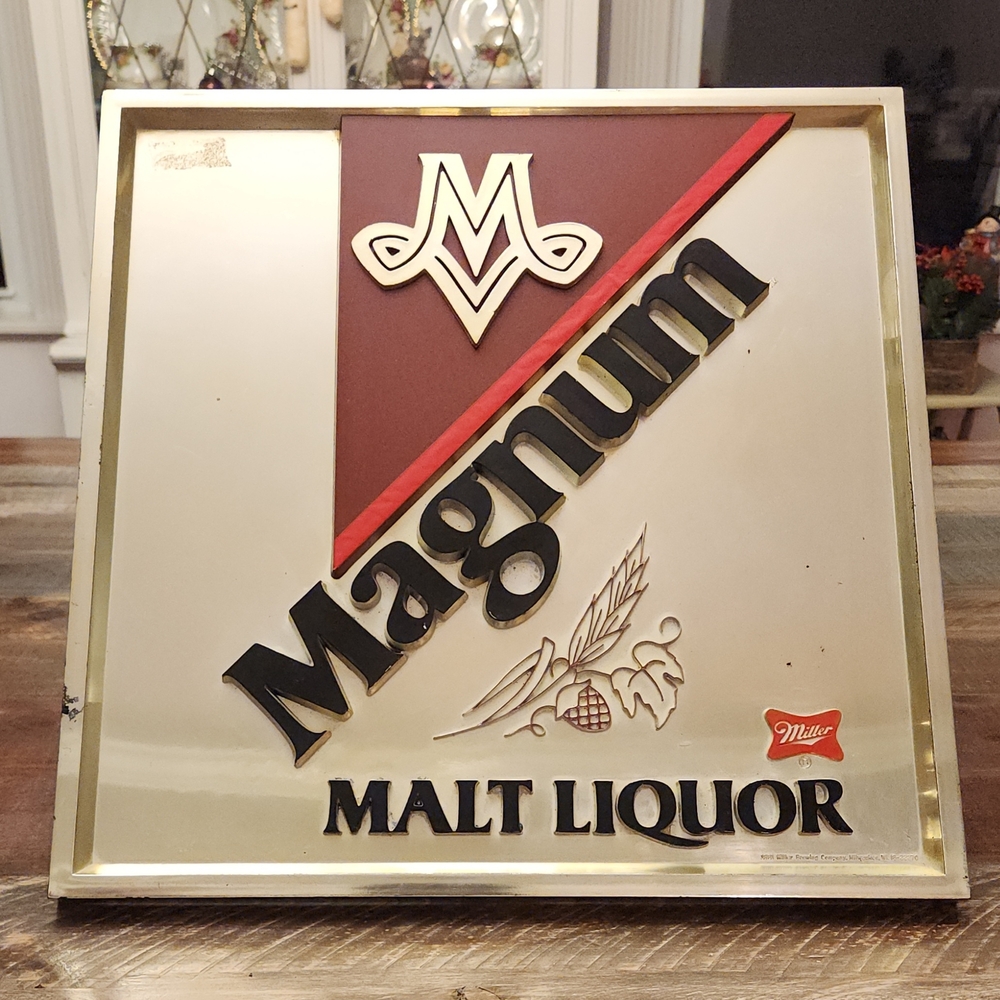 Magnum Vintage Wall Art - Red, Black, Cream